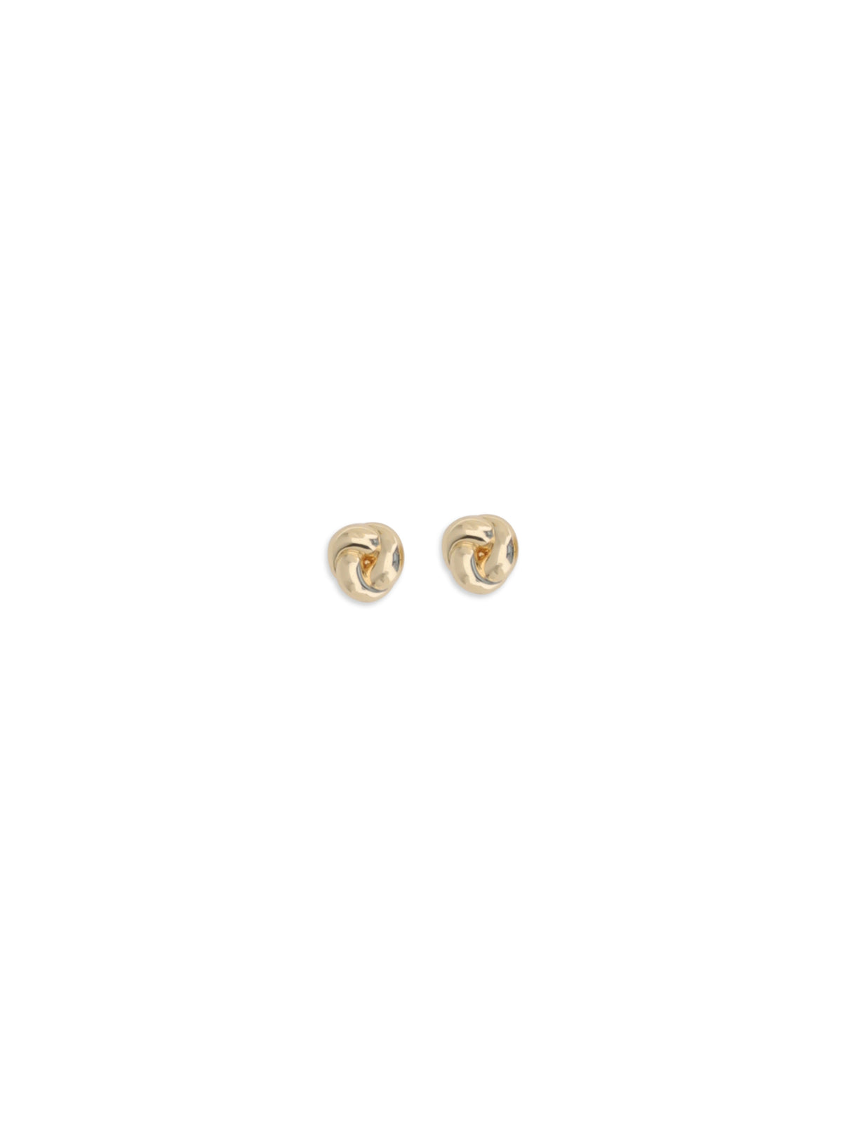 Self-Portrait Small Knot Earrings - Gold