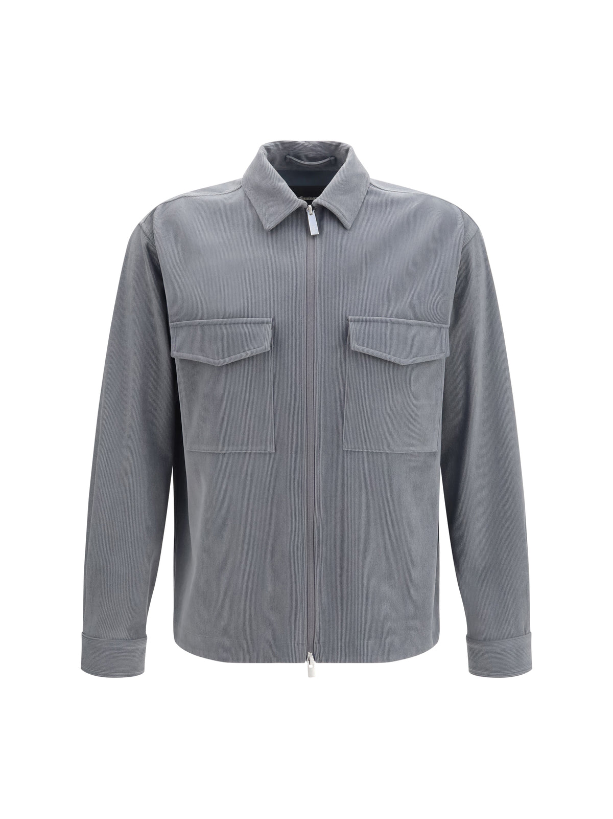 Laminar Corduroy Jacket with zip - Grey Medium