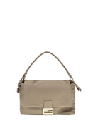 Fendi Baguette Soft nappa leather Shoulder Bag - Tortora