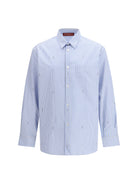 Gucci Striped cotton poplin Shirt - Azure/Blue/Mc