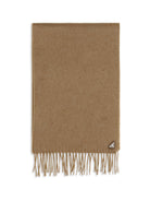 Prada Silk and cashmere Scarf with fringes - Camel
