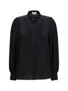 Alexander McQueen Wishbone silk Shirt - Black