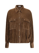 Brunello Cucinelli Corduroy Shirt - Sigaro