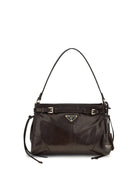 Prada Small Bonnie Handbag in leather - Moro N