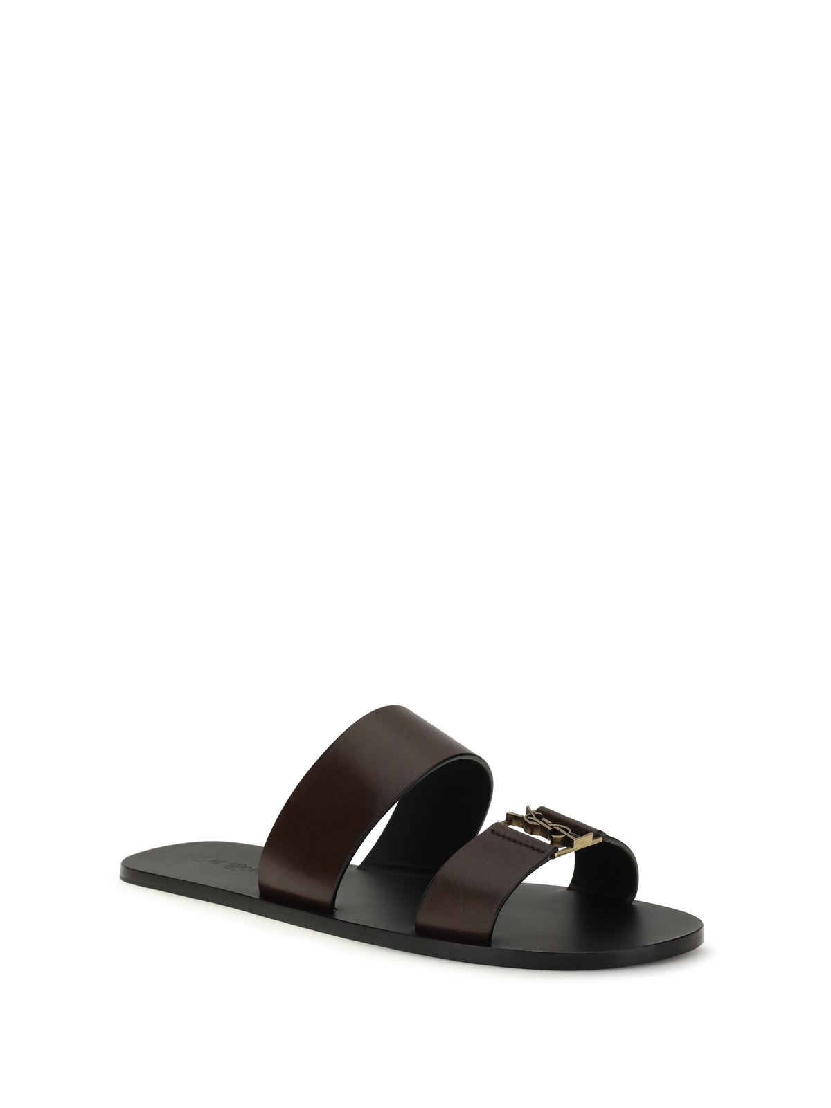 Saint Laurent Babylone Sandals - Coffee