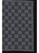 Gucci GG jacquard wool Scarf - Flanner/Black