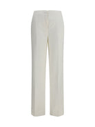 Toteme Easy Raw Edge Pants - White
