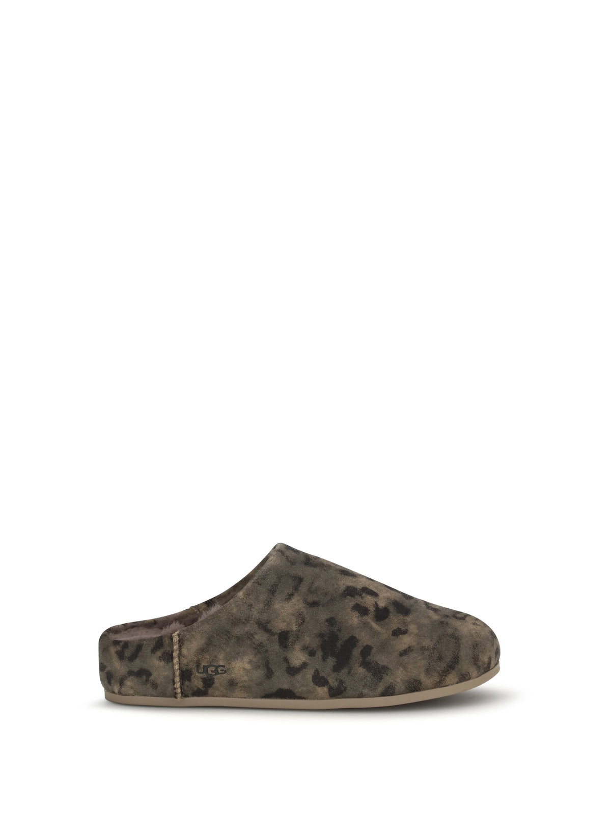 UGG Elea Spotted Slip-on Mules - Chestnut