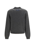 Jacquemus La Maille cashmere creweck Sweater - Grey