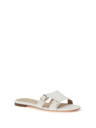 Santoni Low leather Sandals - White