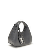 Ganni Mini studded Hobo Handbag - Quiet Shade