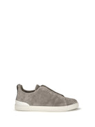 Zegna Triple Stitch suede Sneakers - E2