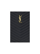 Saint Laurent Leather Pouch - Black
