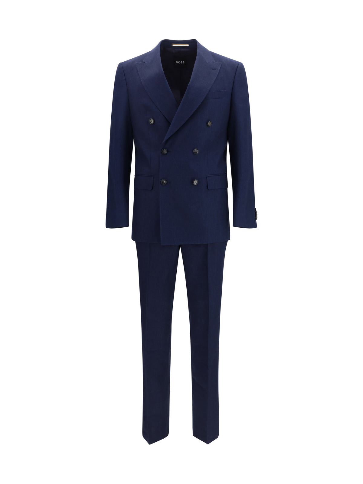 Hugo Boss Black Linen and mohair Suit - Dark Blue
