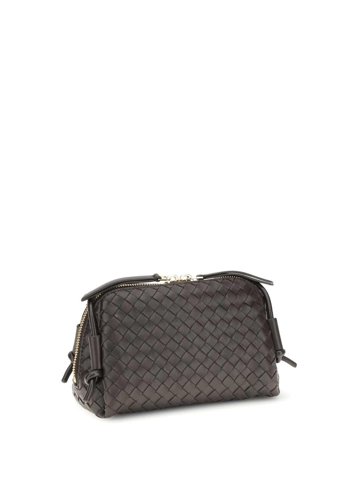Bottega Veneta Concert Handle Clutch - Fondant-M Brass