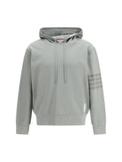 Thom Browne Cotton Hoodie - Lt Grey
