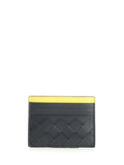 Bottega Veneta Woven Credit Card Holder - Blue