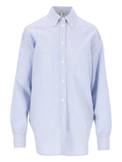 Loewe Light And Flowing Wool Shirt - Sky Blue