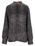Missoni Oversized Shirt With Sequin Applique - Multi