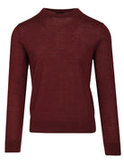Etro Wool And Silk Sweater - Bordeaux