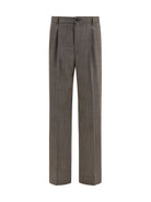 Dries Van Noten Penrud straight-leg Pants - Cement