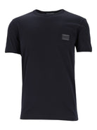 Dolce & Gabbana Cotton T-Shirt With Plaque - Blue