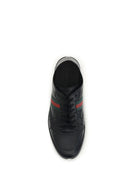 Gucci Stretch Coda leather Sneakers - Black/Black/Vrv
