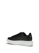 Alexander McQueen Leather Sneakers - Black