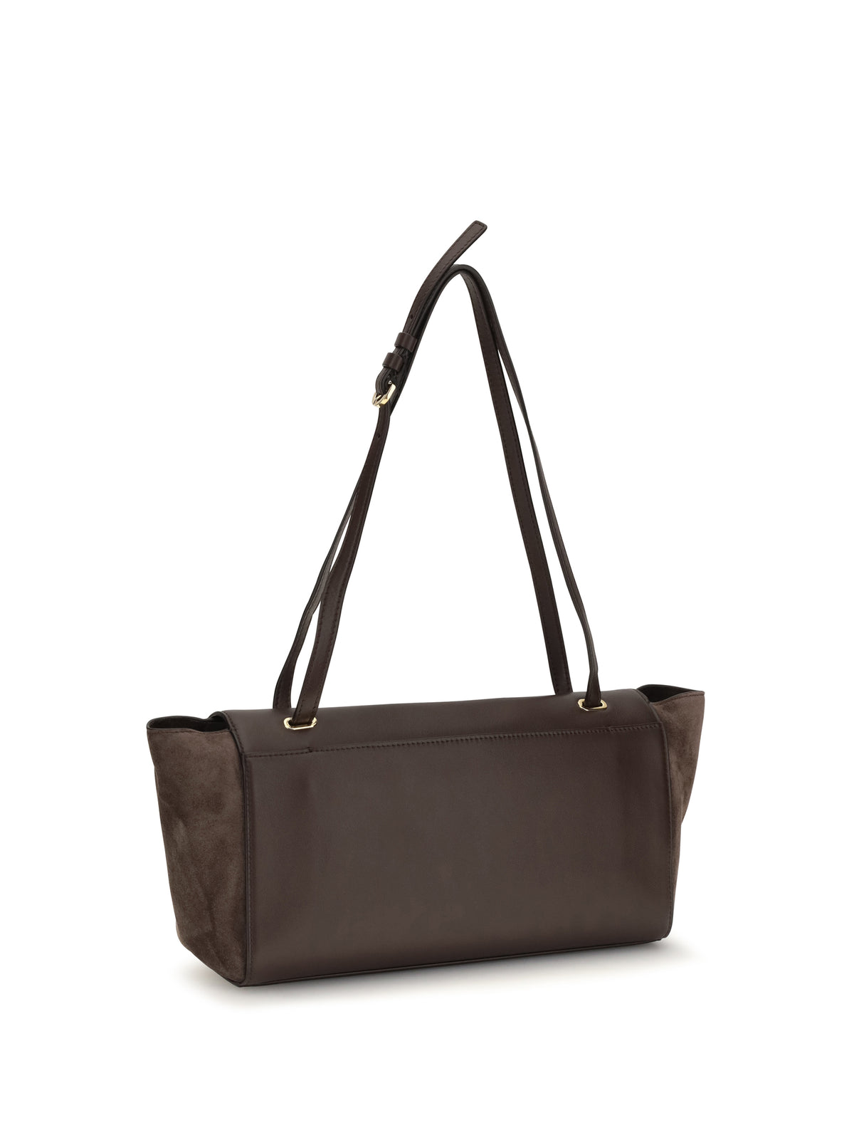 Savette Symmetry Trapeze Medium Shoulder Bag - Coffee