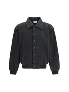 GCDS Varsity Logo Lounge Jacket - Black/Black