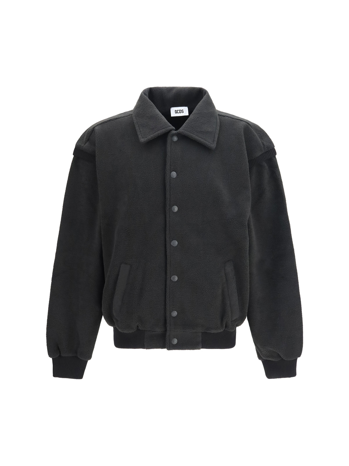 GCDS Varsity Logo Lounge Jacket - Black/Black