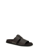 Dolce & Gabbana Leather Sandals - Ebony 1