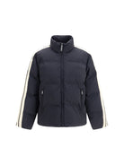 Palm Angels Padded Puffer Jacket with back logo - Black-Off White
