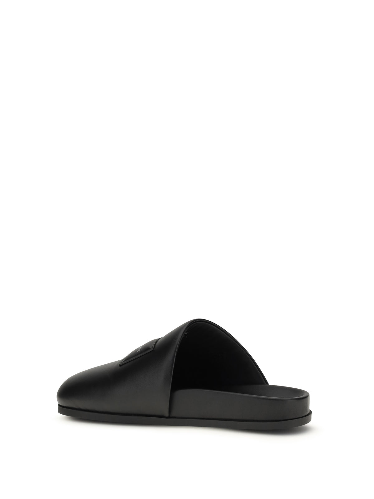 Givenchy Leather Puffy Mules - Black