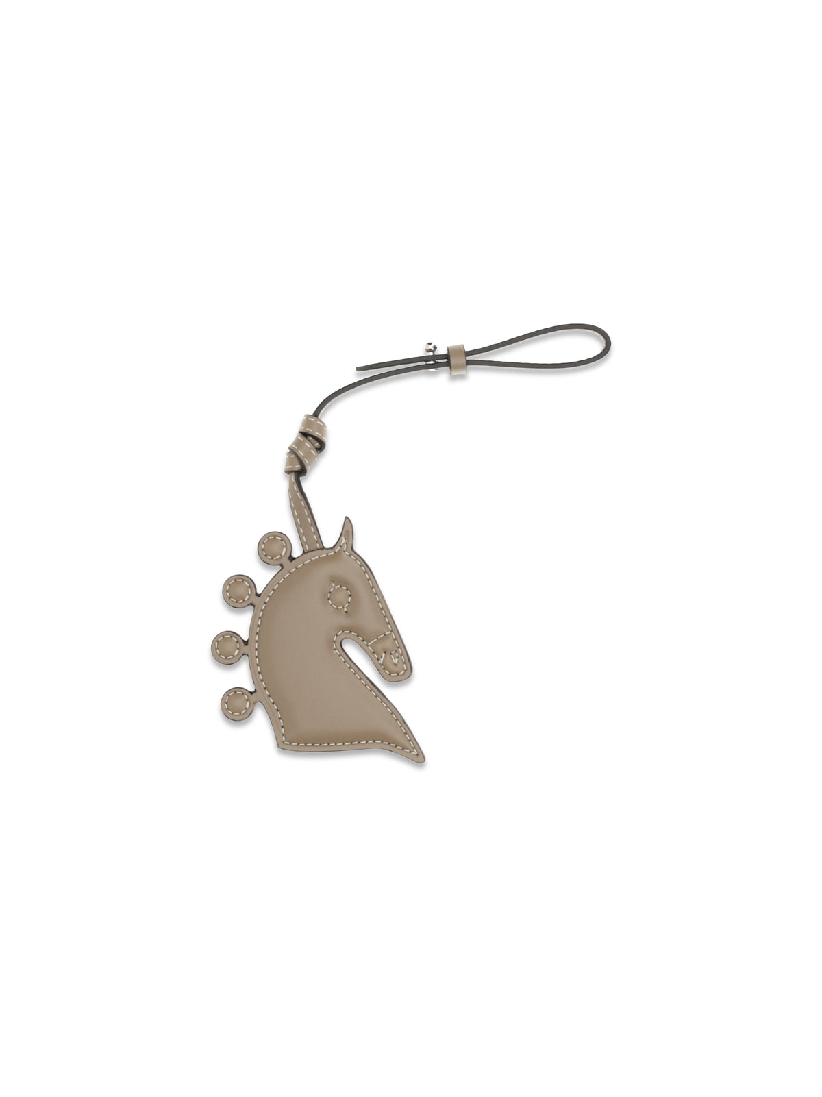 Max Mara Leather Keyring - Mud