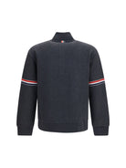 Thom Browne Loopback cotton piqué Sweater - Charcoal