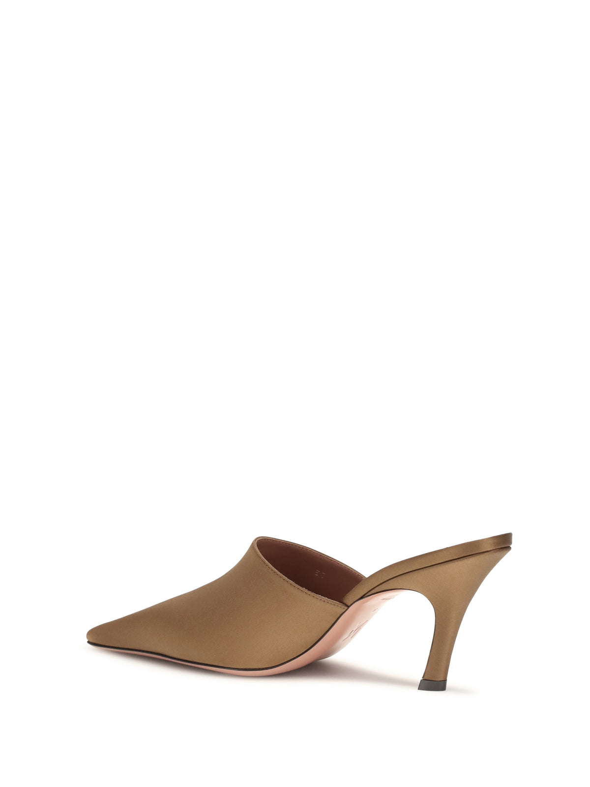 Amina Muaddi Jamie Mules Sandals - Mocha