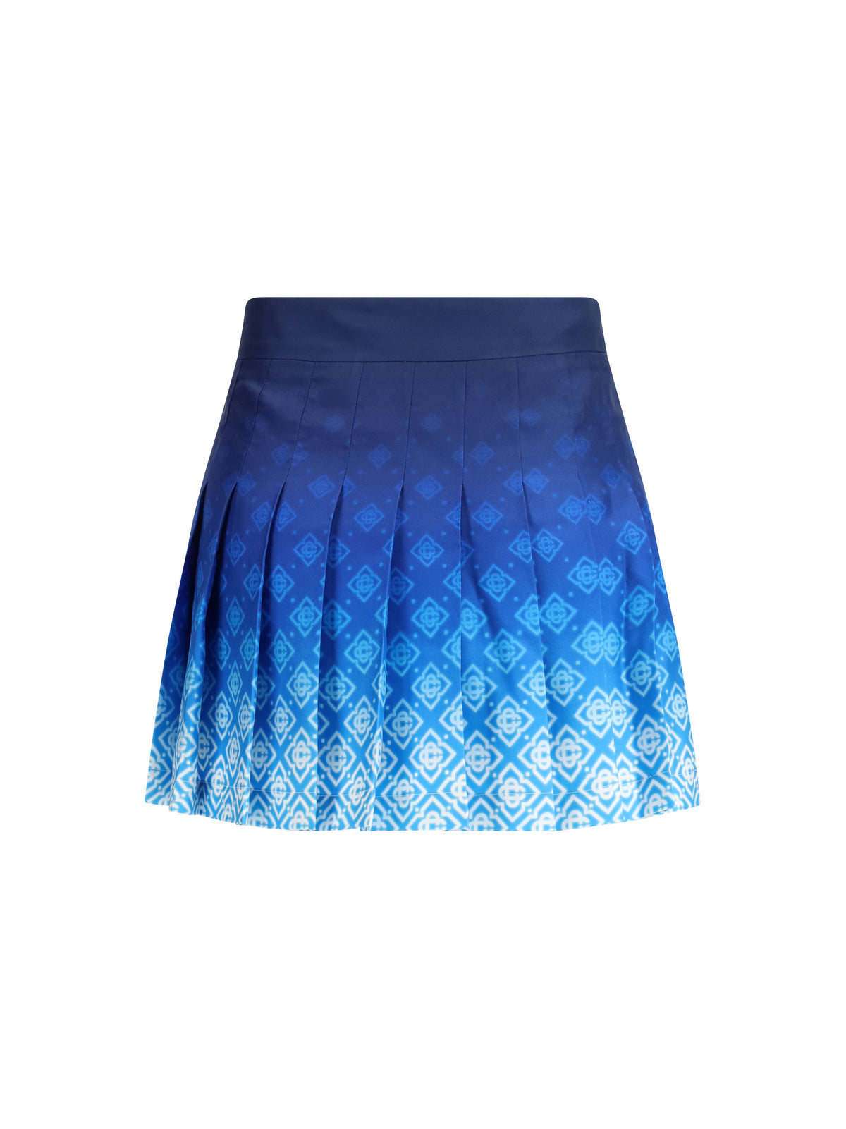Casablanca Pleated Mini Skirt - Orchid Monogram