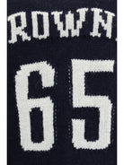 Thom Browne Browne 65 Hooded jersey Cardigan - Navy