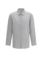 Saint Laurent Striped Shirt with button fastening - Beige