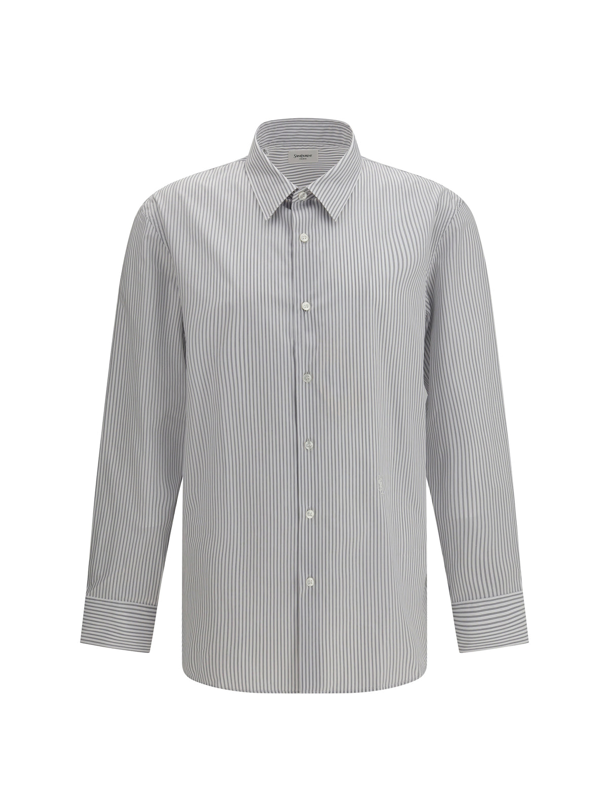 Saint Laurent Striped Shirt with button fastening - Beige