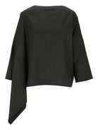 Dusan Asymmetric Blouse - Grey