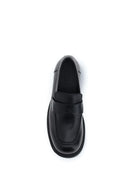 MM6 Maison Margiela Loafers with visible topstitching - Black