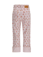 Ganni Printed Capri Pants - Peachskin