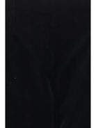 Khaite Ryden cotton-velvet Pants - Black