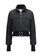 Thom Browne Short padded Jacket with front zip - Black