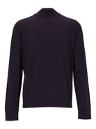 Giorgio Armani Wool Turtleneck Sweater - Blue