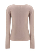 Rick Owens V-neck Sweater - Rose