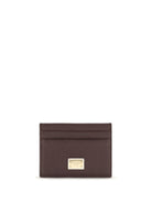 Dolce & Gabbana Leather Cardholder - Mosto