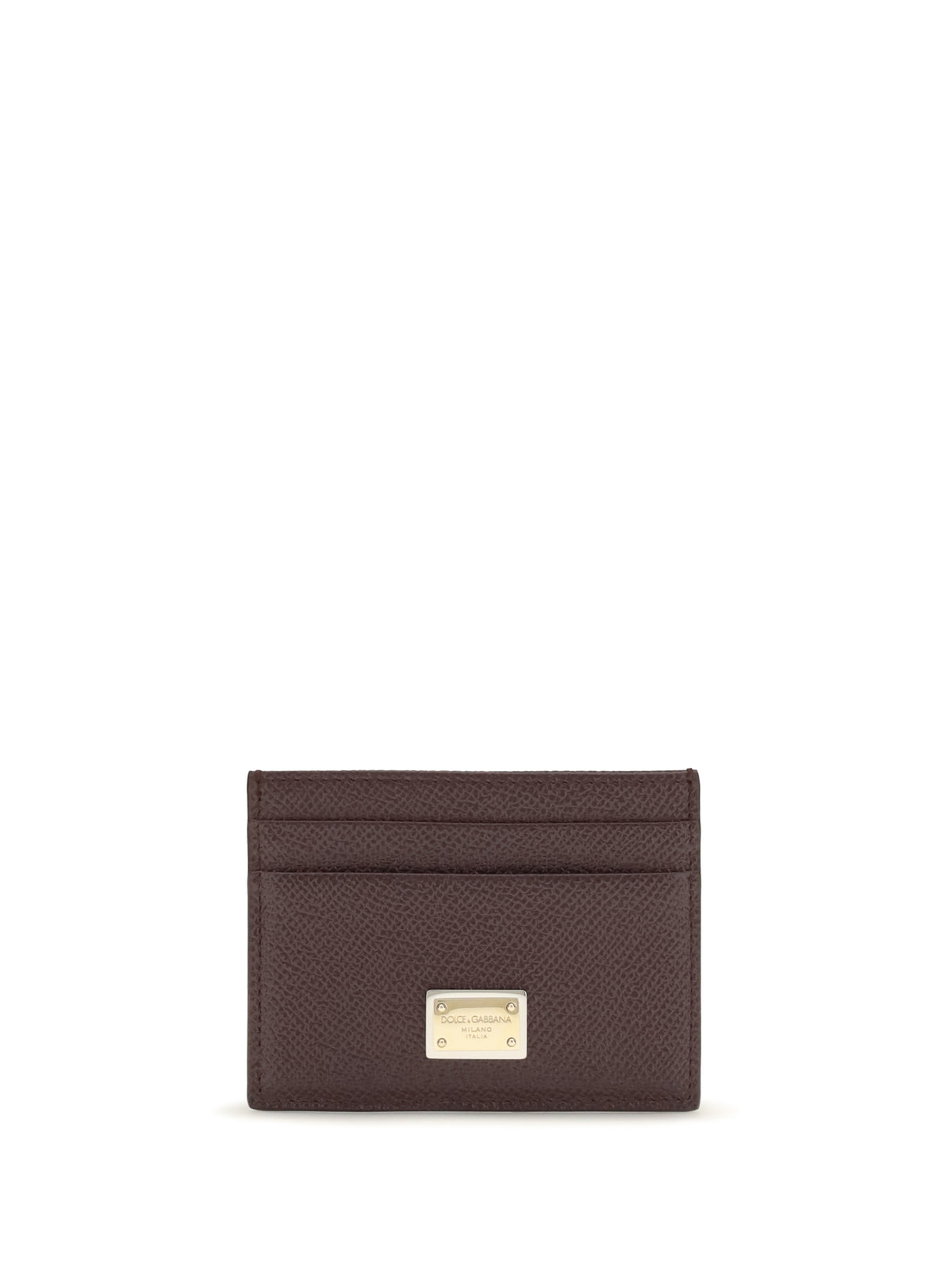 Dolce & Gabbana Leather Cardholder - Mosto